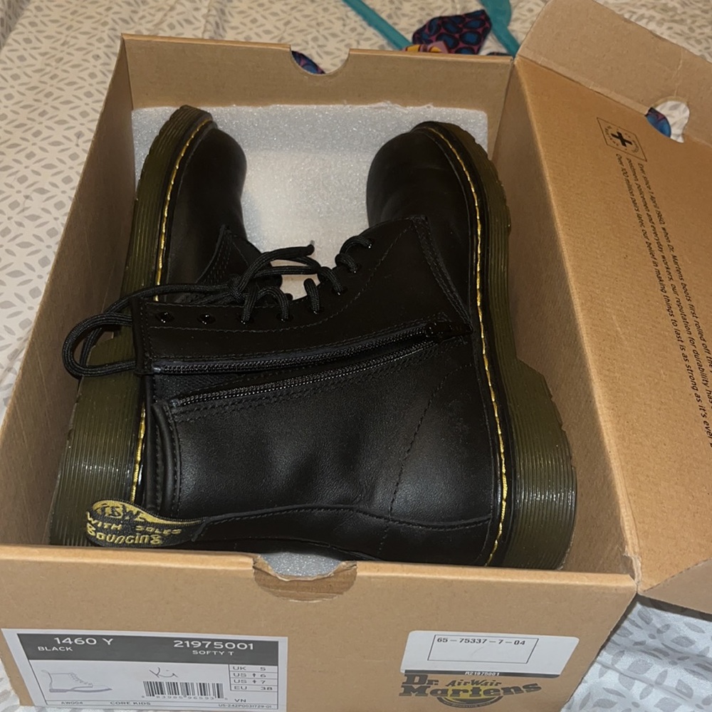 COPY - Black matte Dr. Marten boots